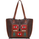 Montana West Wrangler Embroidered Aztec Tote
