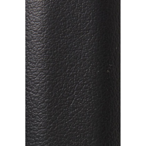 모스키노 Moschino Logo Skinny Leather Belt_BLACK