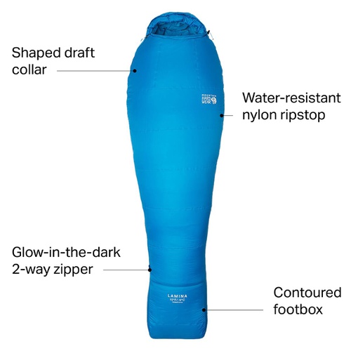  Mountain Hardwear Lamina Sleeping Bag: 15F Synthetic - Hike & Camp