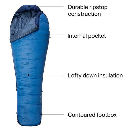  Mountain Hardwear Bishop Pass Sleeping Bag: 30F Down - Women