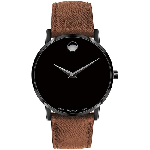  Movado Mens Museum Classic Black Dial Watch - 607198