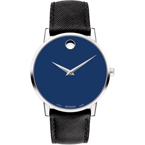  Movado Museum Classic Blue Dial Mens Watch 0607197