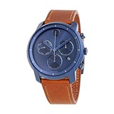 Movado Bold Ink Blue Sunray Dial Mens Chronograph Watch 3600476