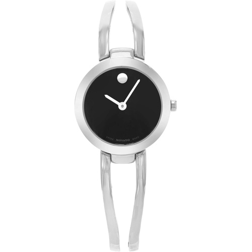  Movado Amorosa Black Dial Ladies Watch 0607131