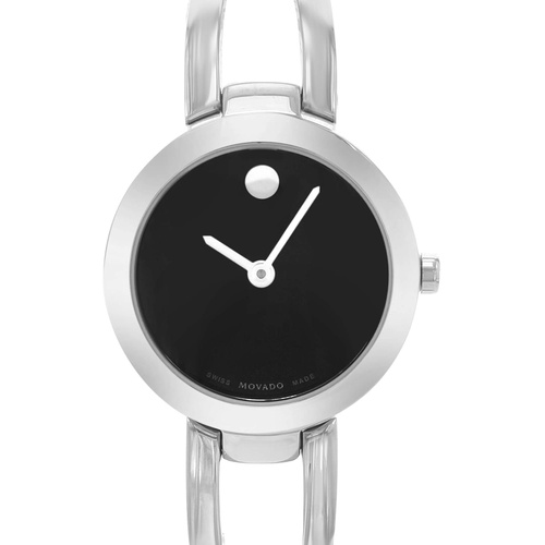  Movado Amorosa Black Dial Ladies Watch 0607131