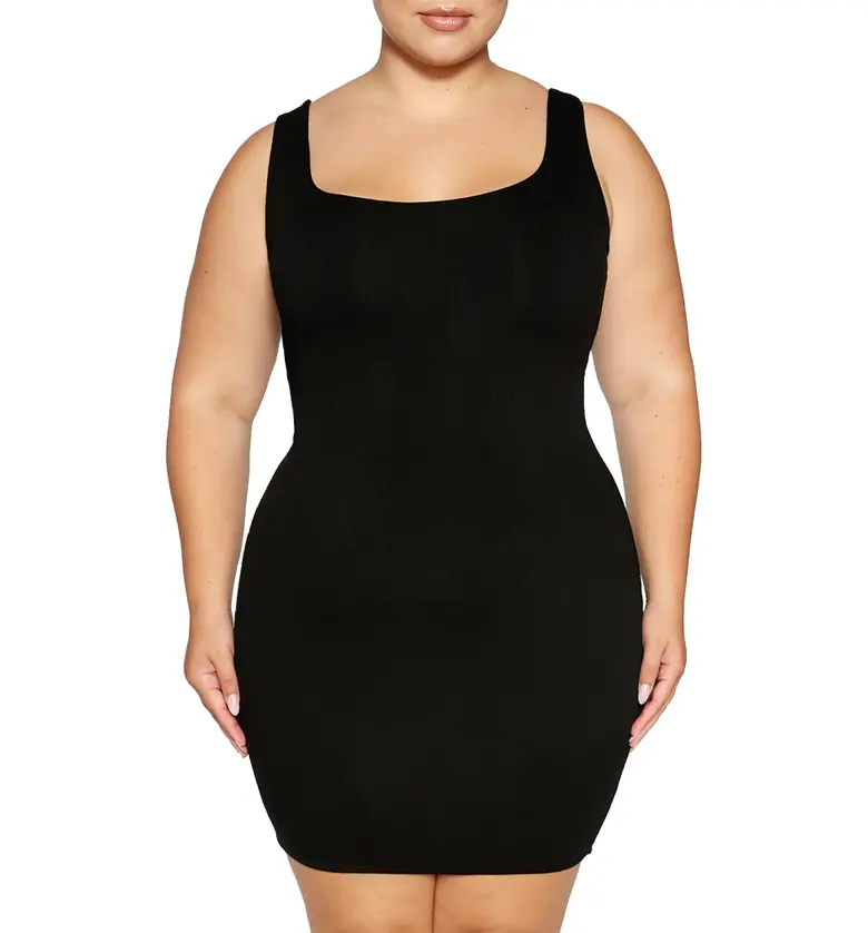 Naked Wardrobe Tank Minidress_BLACK