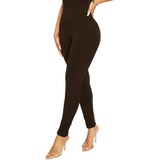 Naked Wardrobe Snatched to the Side Ribbed Leggings_BLACK