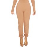 Naked Wardrobe Snatched High Waist Ribbed Joggers_COCO