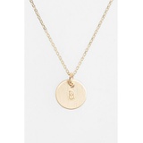 Nashelle 14k-Gold Fill Initial Mini Circle Necklace_14K GOLD Fill B