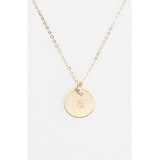 Nashelle 14k-Gold Fill Initial Mini Circle Necklace_14K GOLD Fill Q