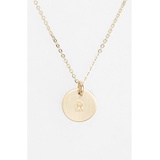 Nashelle 14k-Gold Fill Initial Mini Circle Necklace_14K GOLD Fill R
