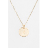 Nashelle 14k-Gold Fill Initial Mini Circle Necklace_14K GOLD Fill T