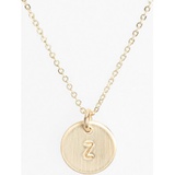 Nashelle 14k-Gold Fill Initial Mini Circle Necklace_14K GOLD Fill Z
