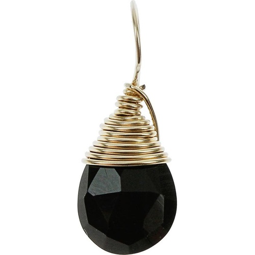 Nashelle 14k-Gold Fill & Semiprecious Stone Charm_BLACK ONYX