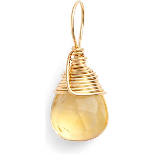  Nashelle 14k-Gold Fill & Semiprecious Stone Charm_LEMON