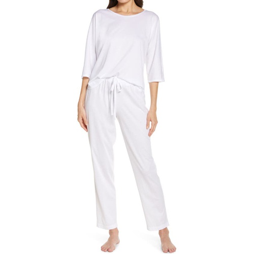  Natori Bliss Cotton & Modal Pajamas_WARM WHITE