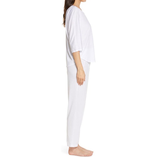  Natori Bliss Cotton & Modal Pajamas_WARM WHITE