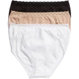 Natori Bliss 3-Pack French Cut Briefs_BLACK/ CAFE/ WHITE