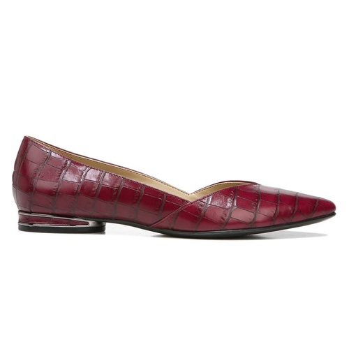  Naturalizer Havana Croc Embossed Flat_PLUM ROUGE CROC