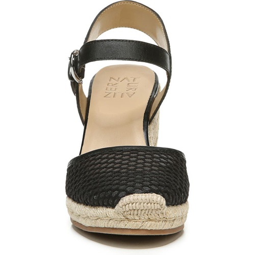  Naturalizer Phebe Espadrille Wedge Sandal_BLACK OPEN MESH LEATHER