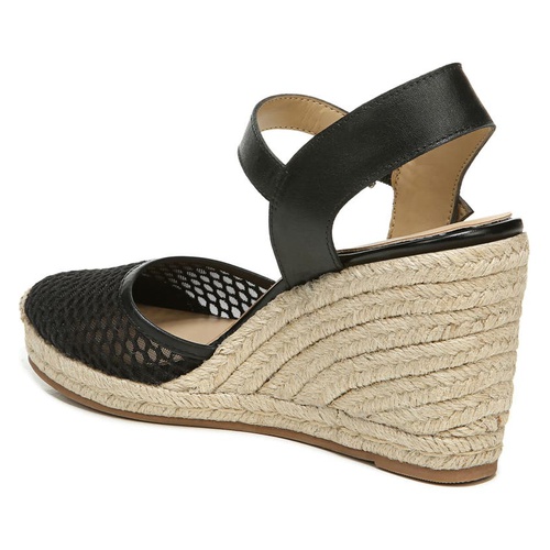  Naturalizer Phebe Espadrille Wedge Sandal_BLACK OPEN MESH LEATHER