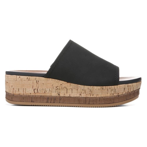  Naturalizer Kirstin Platform Wedge Slide Sandal_BLACK FAUX LEATHER