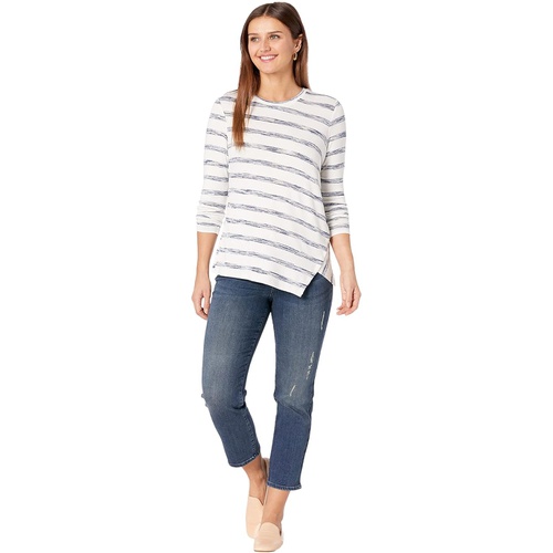  NIC+ZOE Petite Spacedye Stripe Tee