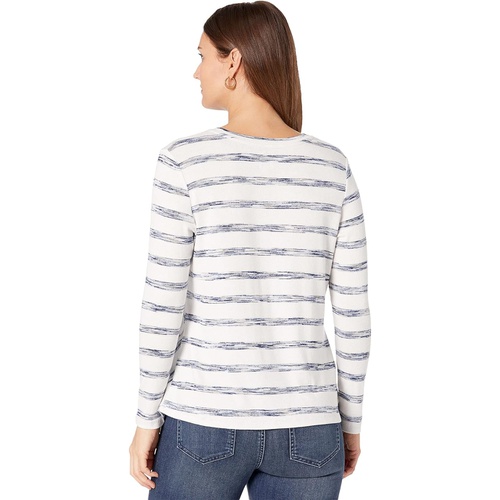  NIC+ZOE Petite Spacedye Stripe Tee