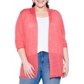 NIC+ZOE Plus Size Lightweight Long Boc Cardigan