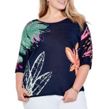 NIC+ZOE Petite Evening Garden Sweater