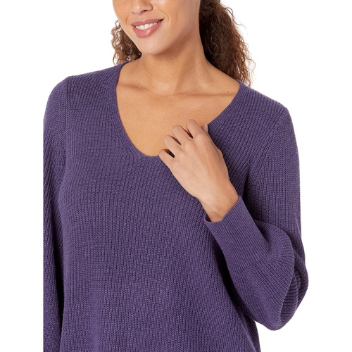  NIC+ZOE Shaker Knit V-Neck Sweater