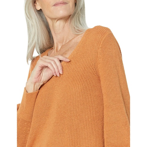  NIC+ZOE Shaker Knit V-Neck Sweater