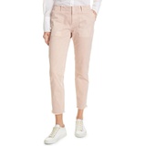 Nili Lotan Jenna Slim Crop Stretch Twill Pants_DUSTY PINK