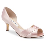 Nina Contesa Open Toe Pump_PINK SATIN