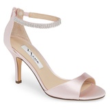 Nina Volanda Ankle Strap Sandal_ROSE MIST SATIN