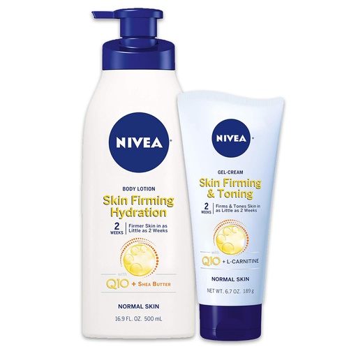  NIVEA Skin Firming Variety Includes Skin Firming Lotion, Shea Butter (6.9 fl. oz.) & Skin Firming Gel-Cream (6.7 oz.)