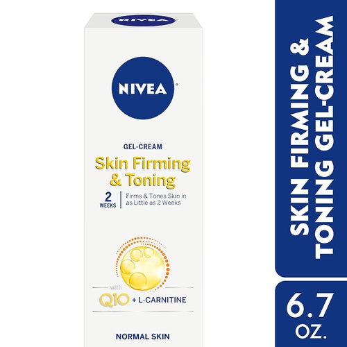  NIVEA Skin Firming & Toning Body Gel-Cream, with Q10 For Normal Skin, 6.7 Oz Tube