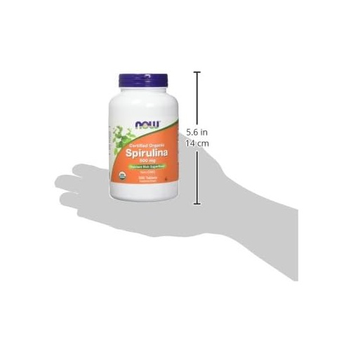  Now Foods Organic Spirulina Tablets, 500