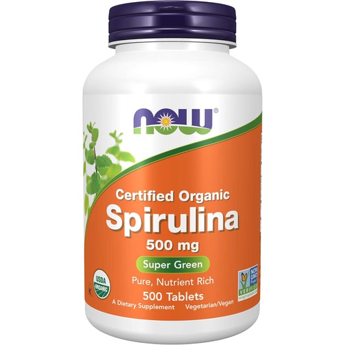  Now Foods Organic Spirulina Tablets, 500