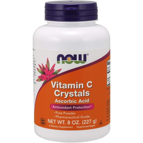  NOW Supplements, Vitamin C Crystals (Ascorbic Acid), Antioxidant Protection*, 8-Ounce