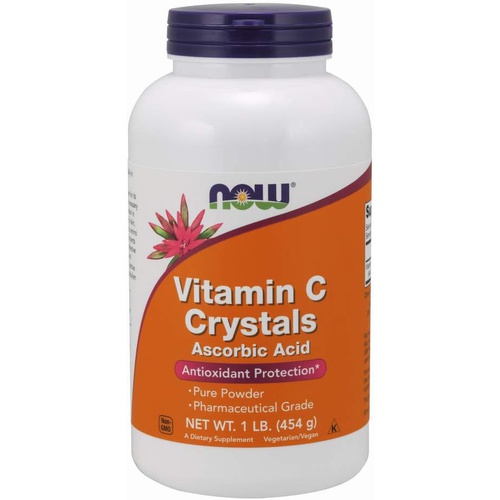  NOW Supplements, Vitamin C Crystals (Ascorbic Acid), Antioxidant Protection*, 8-Ounce