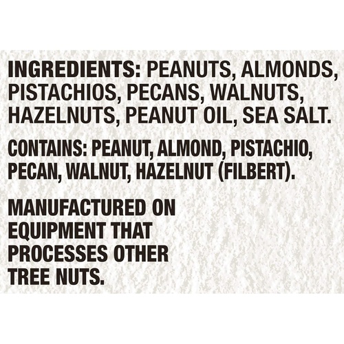  NUT-rition Heart Healthy Nut Mix (18.25 oz Can) - Variety Nut Mix with Peanuts, Almonds, Pistachios, Pecans, Walnuts, Hazelnuts & Sea Salt