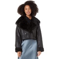 NVLT Faux Shearling Short Reversible Coat