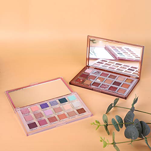  N/W 18 colors Eyeshadow Makeup Palette - High Pigmented Matte Shimmer Glitter Eyeshadow Palette, Cruelty Free, Long Lasting，reflective, Nude, Neutral, Waterproof, Vegan and Blendable,