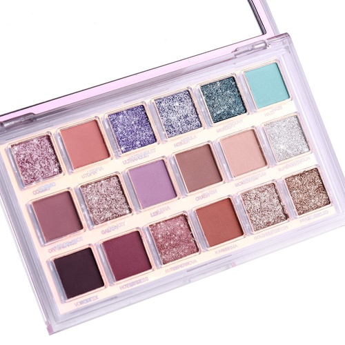  N/W 18 colors Eyeshadow Makeup Palette - High Pigmented Matte Shimmer Glitter Eyeshadow Palette, Cruelty Free, Long Lasting，reflective, Nude, Neutral, Waterproof, Vegan and Blendable,