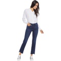 NYDJ Marilyn Straight Ankle Jeans with Angled Frayed Hems in Norwalk