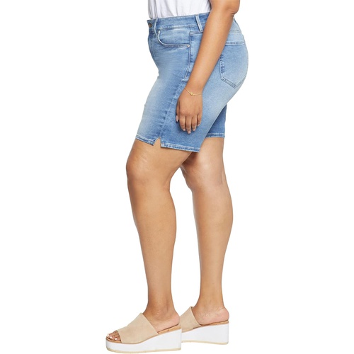  NYDJ Plus Size Plus Size Ella Shorts with Sideseam Slits in Maele