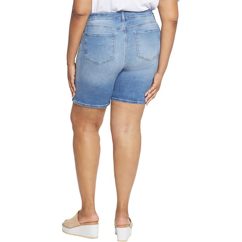  NYDJ Plus Size Plus Size Ella Shorts with Sideseam Slits in Maele