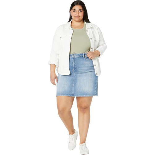  NYDJ Plus Size Plus Size Five-Pocket Skirt in Quinta