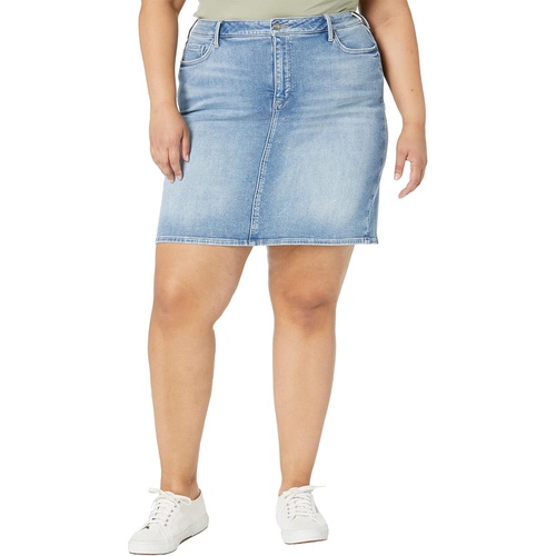  NYDJ Plus Size Plus Size Five-Pocket Skirt in Quinta